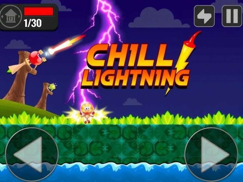 Chilli Lightning Runner Game Screenshot